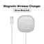 Зарядка Qi 2in1 MagSafe Wireless Charger with holder JYD-WC92 15W Max синяя - миниатюра 9