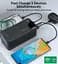 УМБ Choetech 50000mAh, 22,5W PD QC3.0, USB-C In/out, 2xUSB-A Li-pol чорна - мініатюра 6