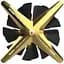 Кулер для корпуса Alseye X12 (Golden WK Push) (AS.04.03.0024) - миниатюра 1