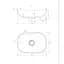 Умывальник Omnires Silk 35x50 white (SILK500BP), Глянцевая - миниатюра 2