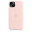 Силиконовый чехол CasePro Silicone Case with MagSafe Chalk Pink для iPhone 14 Plus - миниатюра 3