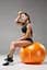 М'яч для фітнесу (фітбол) Power System PS-4018 Ø85 cm PRO Gymball Orange (PS-4018OR-0) - мініатюра 6