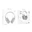 Навушники Borofone Elegant BT headphones BO22 Plus BT5.4, AUX/TF, 90h - мініатюра 2