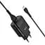 Мережевий зарядний пристрій Hoco C72Q USB QC + кабель USB to MicroUSB чорний - мініатюра 3