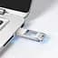 USB флеш накопичувач Hoco UD16 64GB USB 3.0 металевий сріблястий - мініатюра 2