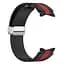 Ремінець для Samsung Galaxy Watch 6 - чорно-червоний ширина кріплення 20мм силікон Watchbands Cls-line (W16-3WB612111106) - мініатюра 4