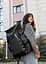 Жіночий рюкзак Sambag ROLLTOP HACKING чорний 41 x 30 x 16 см (24460001) - мініатюра 7