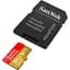 Карта пам'яті SanDisk 64GB microSD class 10 UHS-I Extreme For Action Cams and Dro (SDSQXAH-064G-GN6AA) - мініатюра 2