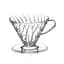 Пуровер пластиковый Hario V60 02, прозрачный (VD-02T) - миниатюра 2