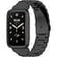 Ремешок-бампер DK для Xiaomi Mi Band 7 Pro Metal Fitlink Steel Watch Band (black) - миниатюра 3
