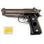 Пістолет ігровий Vigor Beretta M9 V22-Brown металевий - мініатюра 1