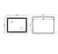 Дзеркало Mixxus WARM MR12-90x70-REVERSE з LED Touch, Anti-fog, димером, регулюванням яскравості (MI6675) - мініатюра 5