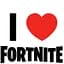 Кружка GeekLand Fortnite Фортнайт FT.02.34 i love Fortnite 330 мл белая - миниатюра 2