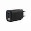 Зарядное устройство Gembird 1xUSB-A (QC3.0 18W) + 1 Type-C (PD20W) LCD black (TA-UC-PDQC30LCD-BK-01) - миниатюра 1