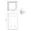 Душова перегородка Qtap Walk-In Standard BLM209.C8 90x200 см, скло Clear 8 мм, покриття CalcLess, прозорий, чорний - мініатюра 2