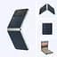 Смартфон Samsung Galaxy Flip4 Bespoke Edition 8/256GB Silver/Navy/Navy [5G, NFC, 2 SIM/1 SIM + 1 eSIM] - миниатюра 2