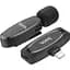 Микрофонная радиосистема Hoco L15 Crystal Lightning Black (789020) [158595] - миниатюра 2