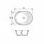 Кухонная мойка Adamant OVUM old stone 615x495x200 мм, с крылом 61,5 см - миниатюра 4