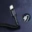 Кабель ColorWay USB - Lightning (M/M), nylon, 2.4 А, 1 м, Black (CW-CBUL045-BK) - миниатюра 2
