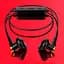 Навушники Bluetooth Hoco ES21 Wonderful sports, 60 mAh, 3.5 h black - мініатюра 3