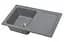 Кухонна мийка гранітна Miraggio Orlean gray 861x496x210 00209306, Сірий - мініатюра 2