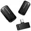 Петличный беспроводной микрофон Borofone BFK17 Lemai dual-mic Type-C Black - миниатюра 5