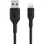 Кабель Belkin Boost Up Charge USB-A to Lightning 1m Black (CAA001BT1MBK) [158791] - миниатюра 3