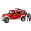 Пожарный джип Bruder Wrangler Unlimited Rubicon с фигуркой пожарного (02528) - миниатюра 1
