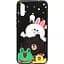 Чехол-накладка Toto Cartoon Print Glass Case Xiaomi Redmi 7 Line friends all about - миниатюра 1