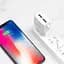 Сетевое зарядное устройство Hoco C59A 2 USB белый с кабелем Lightning - миниатюра 3
