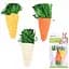Flamingo Carrots Small фламинго игрушка для грызунов в виде морковки для гигиены зубов 3шт 2х8 см 2х8 см - миниатюра 1