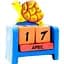 Календар настільний Черепаха дерево 10х7.5х4 см - мініатюра 1