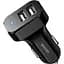 Автомобільний зарядний пристрій Usams C13 2.1A Dual Ports + USB Cable Lightning Black [NTU35LC13TZ] [47362] - мініатюра 3