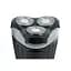 Электробритва Новый Харьков НХ-8524 Фаворит Grey, 6W, роторная, сухое бритье, 3 головки для бритья, плавающие двойные лезвия, повторение контуров лица, питание от сети, триммер для висков, электронная кнопка включения - миниатюра 5