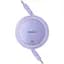 Кабель Baseus Free2Pull Mini Charging Cable USB-C to USB-C 60W 1 м Nebula Purple - миниатюра 1