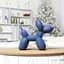 Статуетка декоративна МВМ My Home Пес з кульки синя (DH-ST-06 DARK BLUE) - мініатюра 5
