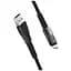 Дата кабель USB 2.0 AM to Micro 5P 1.0m zinc alloy + led black ColorWay (CW-CBUM035-BK) - мініатюра 5