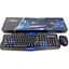 Игровая клавиатура + мышь беспроводная UKC HK8100 черная (HK8100_558) - миниатюра 1