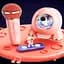 Портативная акустика DK MC-009+1 микрофон Pink [115809] - миниатюра 6