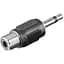 Адаптер TCOM Jack 3.5 штекер RCA гнездо моно - миниатюра 1