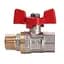 Кран кульовий прямий Q Professional 1/2″ ЗВ КБ PN40 QP152 - мініатюра 2