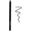 Олівець для очей Gosh Velvet Touch Eye Pencil водостійкий відтінок 022 (Carbon black) 1.2 г - мініатюра 2