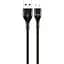 USB кабель Kaku KSC-223 USB - Micro USB 1.2m з підсвічуванням - Black - мініатюра 1