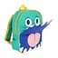 Детский рюкзак Sunny Life Dino 22x13x30 см зеленый (S1QBPKDI) - миниатюра 3