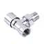 Кран вентильний кутовий з американкою Solomon 1/2″ хром 1844 під ключ - мініатюра 5