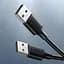 Кабель Ugreen US102 USB-A 2.0 Male to Male 2м чорний (10311) - мініатюра 2