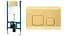 Кнопка змиву для інсталяції Rea F Light gold REA-E9853, Золотий - мініатюра 2