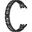 Ремінець DK для Xiaomi Mi Smart Band 8 Metal Band Fitlink Diamond (016444) (black) - мініатюра 1