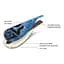 Весло Starboard Enduro Tiki Tech Blue M / 29 mm 3 PCS ADJ Carbon S35 (1053-2083230501005) - мініатюра 2