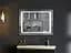 Дзеркало Mixxus Style MR03-80x60 (годинник, LED-підсвічування, антизапотівання) (MI6005) - мініатюра 3